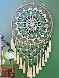 Dream Catcher Featured: Wall hanging, the star, black 60cm