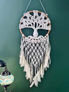 Dream Catcher Featured: Tree of life macrame 33cm