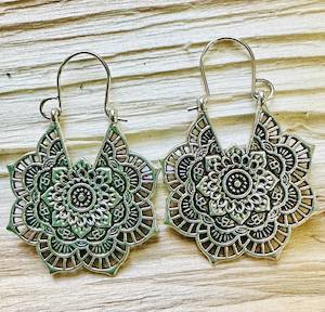 Earrings: Earrings mandala two options