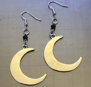 Earrings half moon
