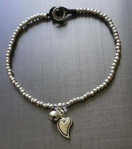 Anklet heart