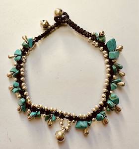 Anklet beach dreams turquoise