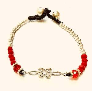 Bracelet red beads