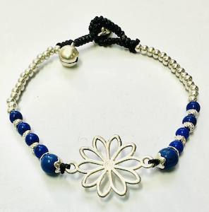 Boho Bracelets: Bracelet flower with beads