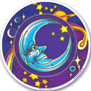 Bella Luna, window sticker, S2
