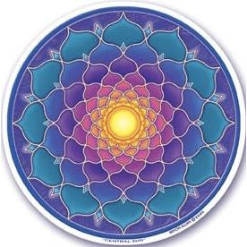 Central Sun , window stickers S-33