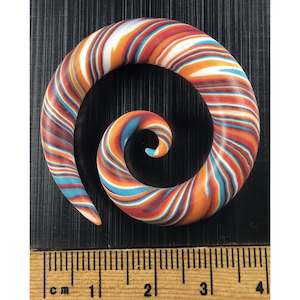 Ear Stretcher: Nr G904 Spiral ear gauge 9mm