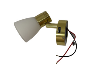 Galley: Brass LED Cabin light 12-30V