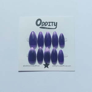 Frontpage: Dark Purple Cat Eye - Made To Order