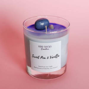 Crystal Tumbler: Sweet Pea and Vanilla