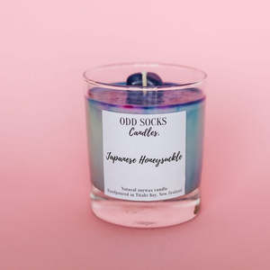 Crystal Tumbler: Japanese Honeysuckle