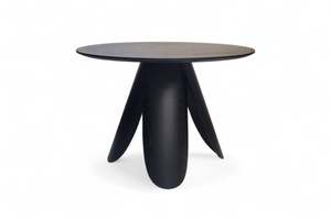 Furniture: Black Tulip Table 110cm