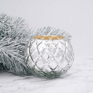 General: Mercury Silver Tealight Holder