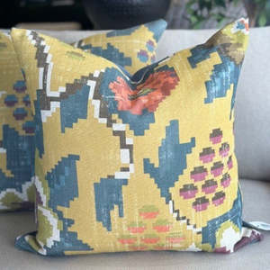 Cushions: James Malone Basarabia Yellow Cushion