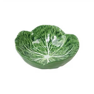 Kitchen Tableware: Cabbage Melamine 12cm Bowl - Green
