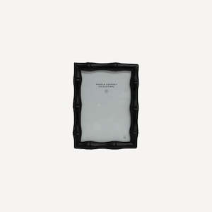 Decor: Faux Bamboo Black Photo Frame 5x7