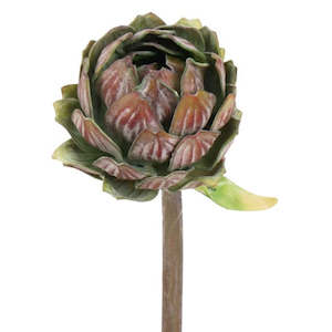 Foliage: Red/Brown Artichoke on Stem
