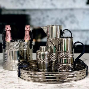 Double Band Oval Tray