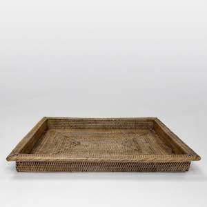 Trays: Rattan Rectangle Tray