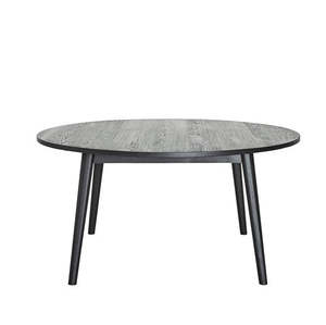 Dining Tables: Vassa Round Table 120cm - Black Oak