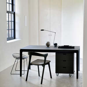 Dining Tables: The Bok Dining Table 140cm BLACK