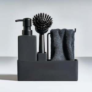 Utensils: Zone Dishwashing Set - Black