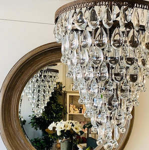 Hanging Lights: Regency Droplet Chandelier