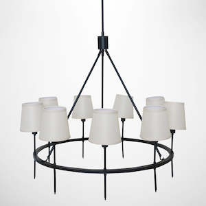 Hanging Lights: 9-Light Chandelier