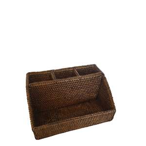 Storage: Rattan Desk Organiser