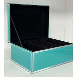 Storage: Jewellery Box - Aqua - Large