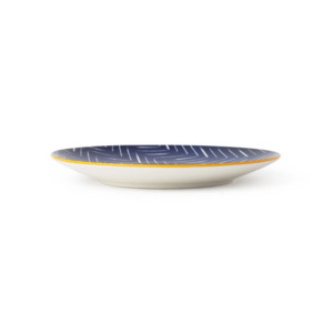 New: Indigo Chevron Side Plate
