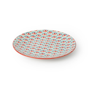 New: Green & Blue Geometric Side Plate