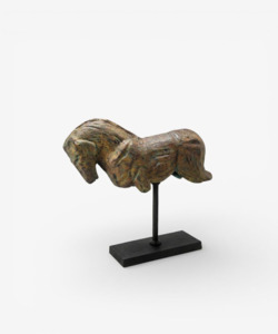 New: Bronze Finish Horse on Stand