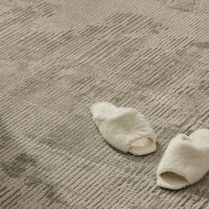 Floor Rugs: Glebe Rug - Silver - 2m x 3m