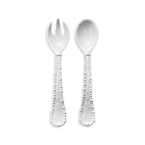 New: Pearl Melamine Salad Servers
