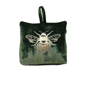 Decor: Velvet Bee Doorstop