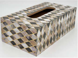 Decor: Tissue Box - Harlequin