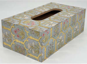 Decor: Tissue Box - Floral Tile
