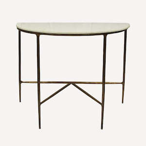 Furniture: Half Round Wall Table