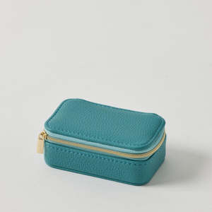 Mila Mini Jewellery Case - Teal