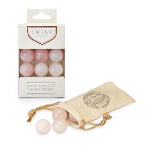 Utensils Bar: Rose Quartz Wine Gems (Set 6)