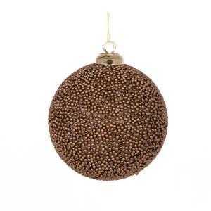 10cm Copper Caviar Bauble