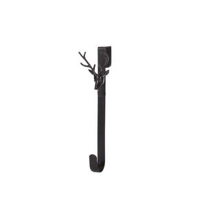 Wreath Hook - Matt Black Deer