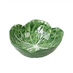 Cabbage Melamine Bowl 18cm - Green