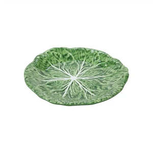 Kitchen Tableware: Cabbage Melamine Side Plate - Green