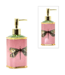 Decor: Ceramic Soap Dispenser - Dragonfly