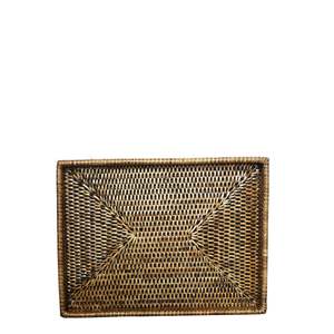 Trays: Mini Rattan Rectangle Tray