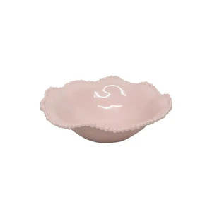 Pearl Melamine Bowl Pink - 28cm