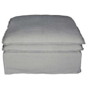 Williams Sectional - Ottoman - Salt & Pepper