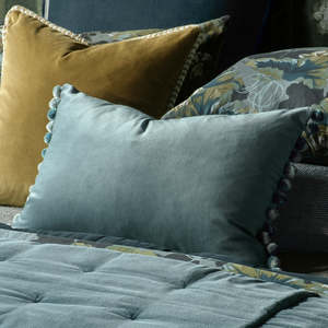 Bed Cushions: Cerchio Ocean Cushion 60x40